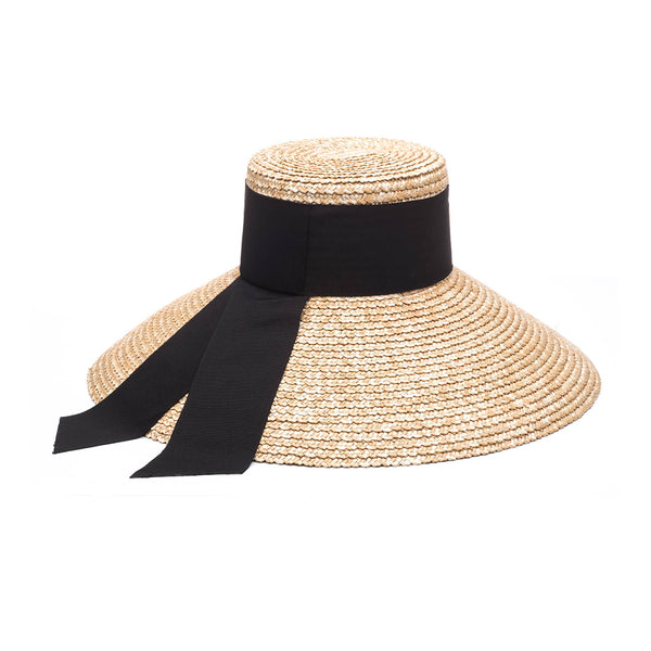 eugenia kim Mirabel Grosgrain Wide-Brim Sunhat
