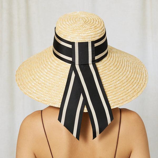 Eugenia Kim Mirabel Ribbon Wide-Brim Sunhat
