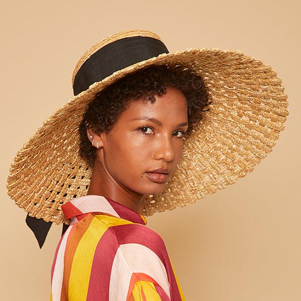 Eugenia Kim Mirabel Weave Wide-Brim Sunhat