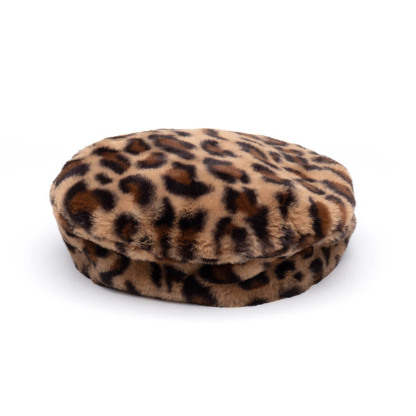 eugenia kim Mishka Leopard Faux-Fur Beret