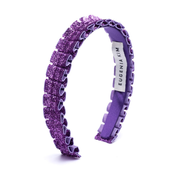 Eugenia Kim Rafaela Metallic Velvet Headband