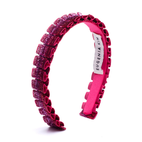 eugenia kim Rafaela Metallic Velvet Headband