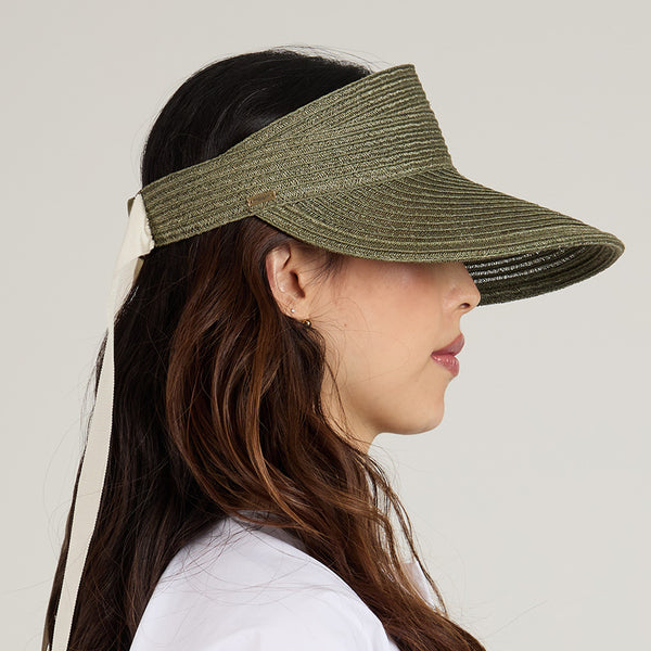 Eugenia Kim Ricky Hemp Packable Visor