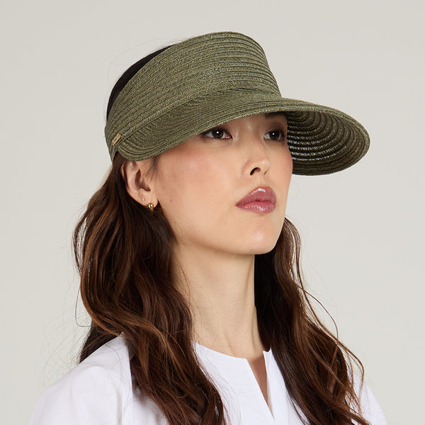 Eugenia Kim Ricky Hemp Packable Visor