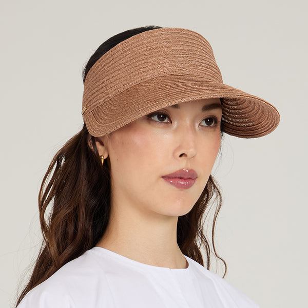 Eugenia Kim Ricky Hemp Packable Visor