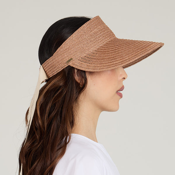 Eugenia Kim Ricky Hemp Packable Visor