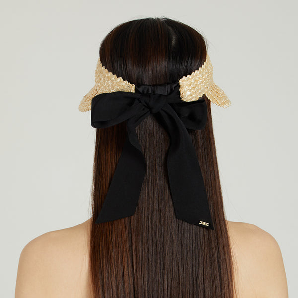 Eugenia Kim Ricky Natural Straw Visor