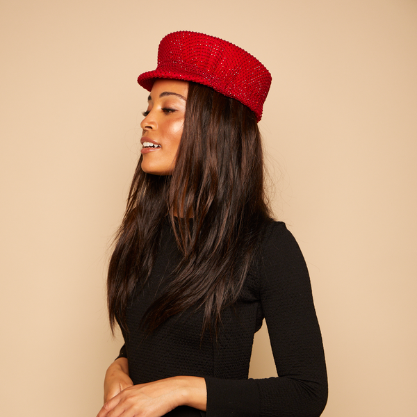 Eugenia Kim Sabrina Crystal Wool Felt Cap