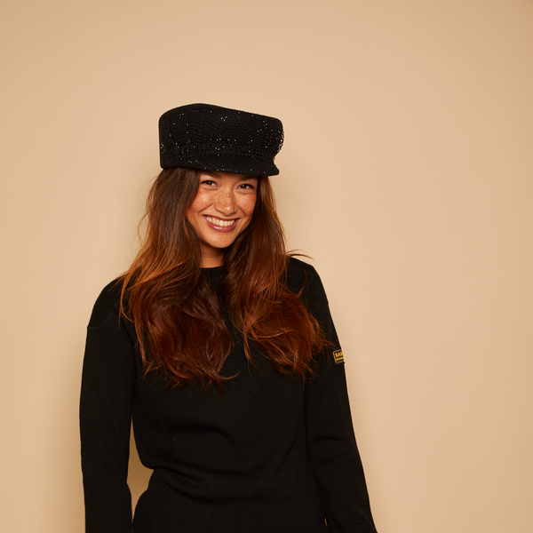 Eugenia Kim Sabrina In Black Crystal Mesh