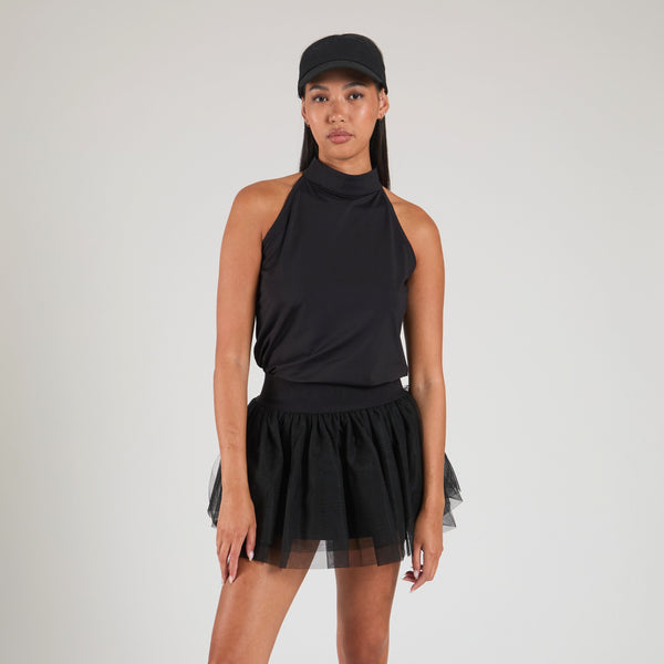 Eugenia Kim Sofia Mock-Neck Tennis Top