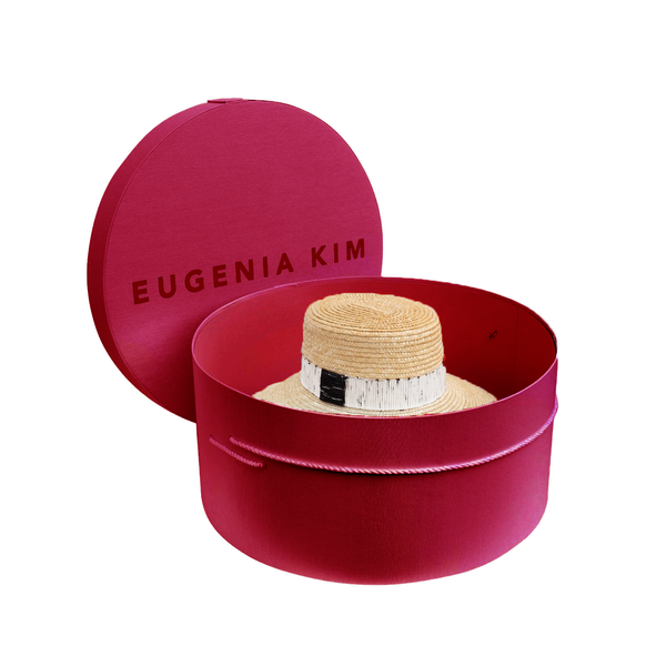 eugenia kim Tall Hat Box in Fuchsia