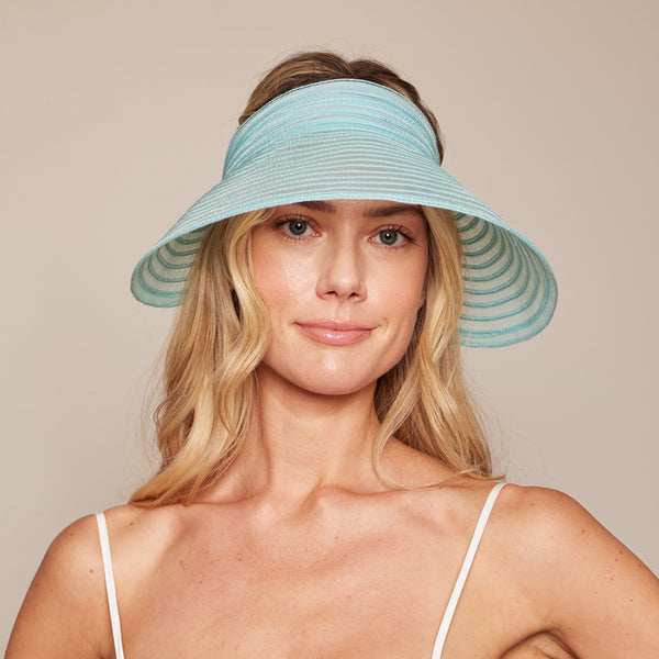 Eugenia Kim Trixie Horsehair Packable Visor