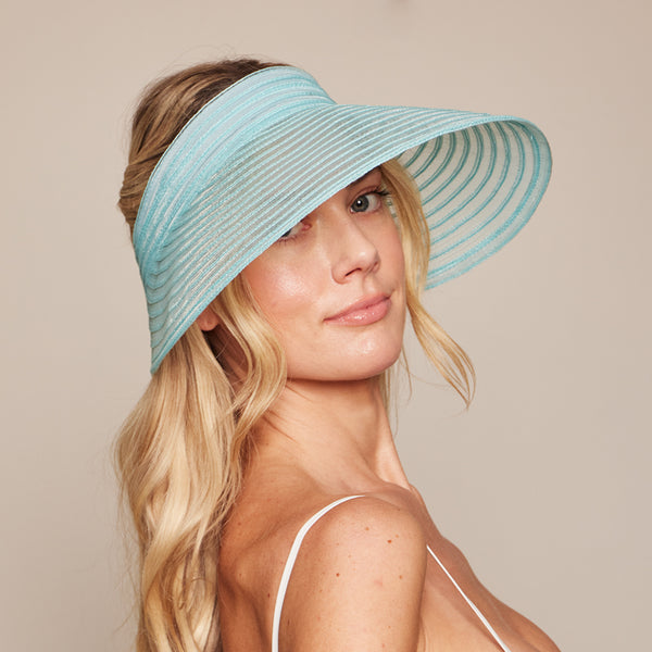 Eugenia Kim Trixie Horsehair Packable Visor