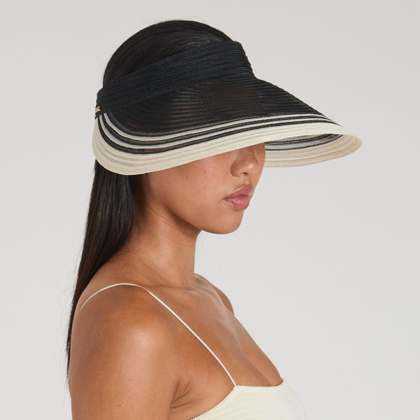 eugenia kim Trixie Ombré Horsehair Packable Visor