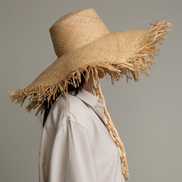 Eugenia Kim Valentina Raffia Wide-Brim Sunhat