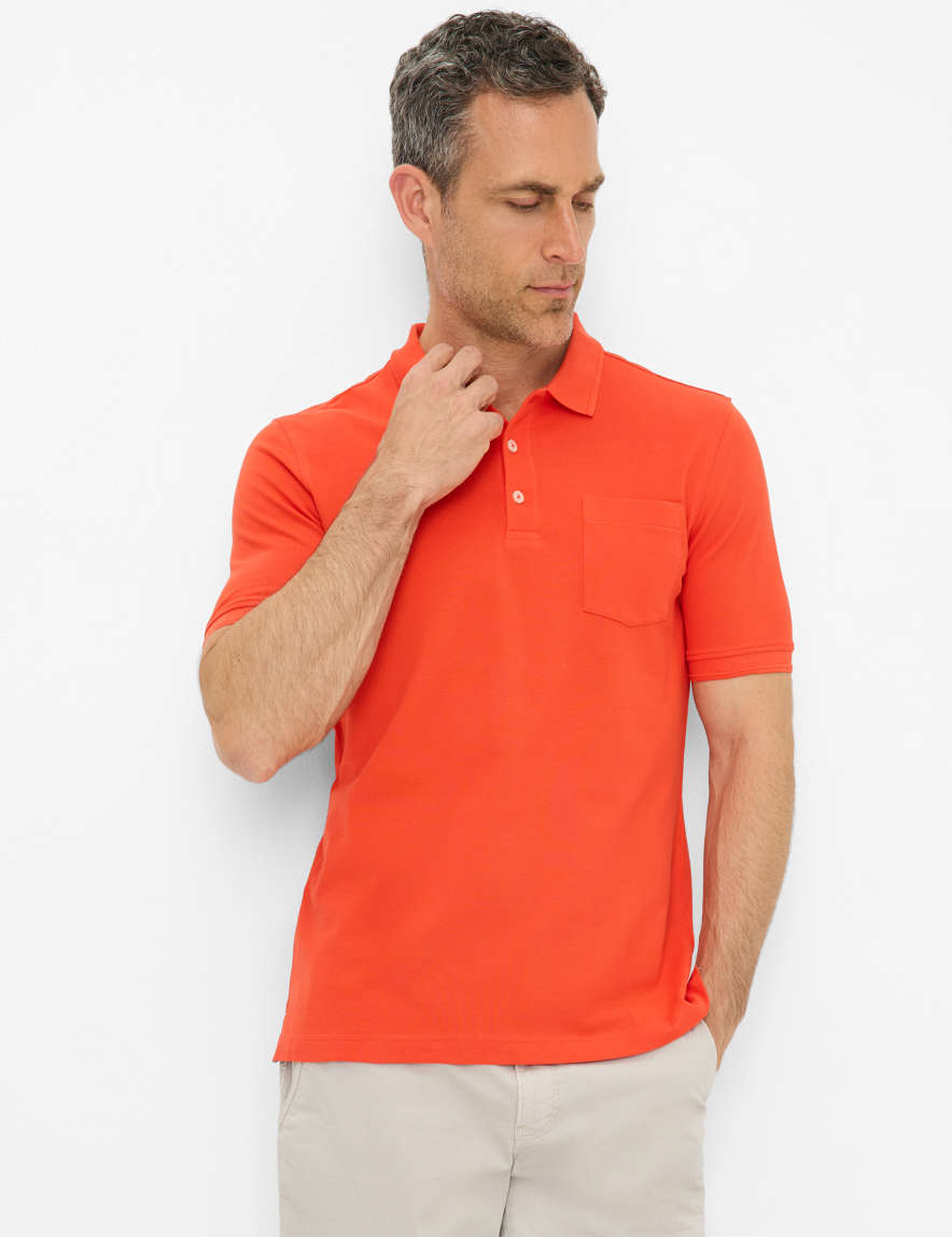 eurex by brax Men's fashion Polos Style PETE Red