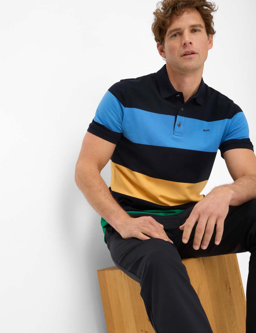 Eurex By Brax Men's Fashion Polos Style PIO Blue