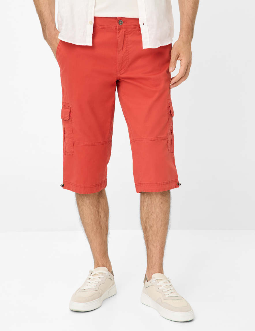 eurex by brax Men's fashion Bermudas | Pants Style BILL Red Regular Fit