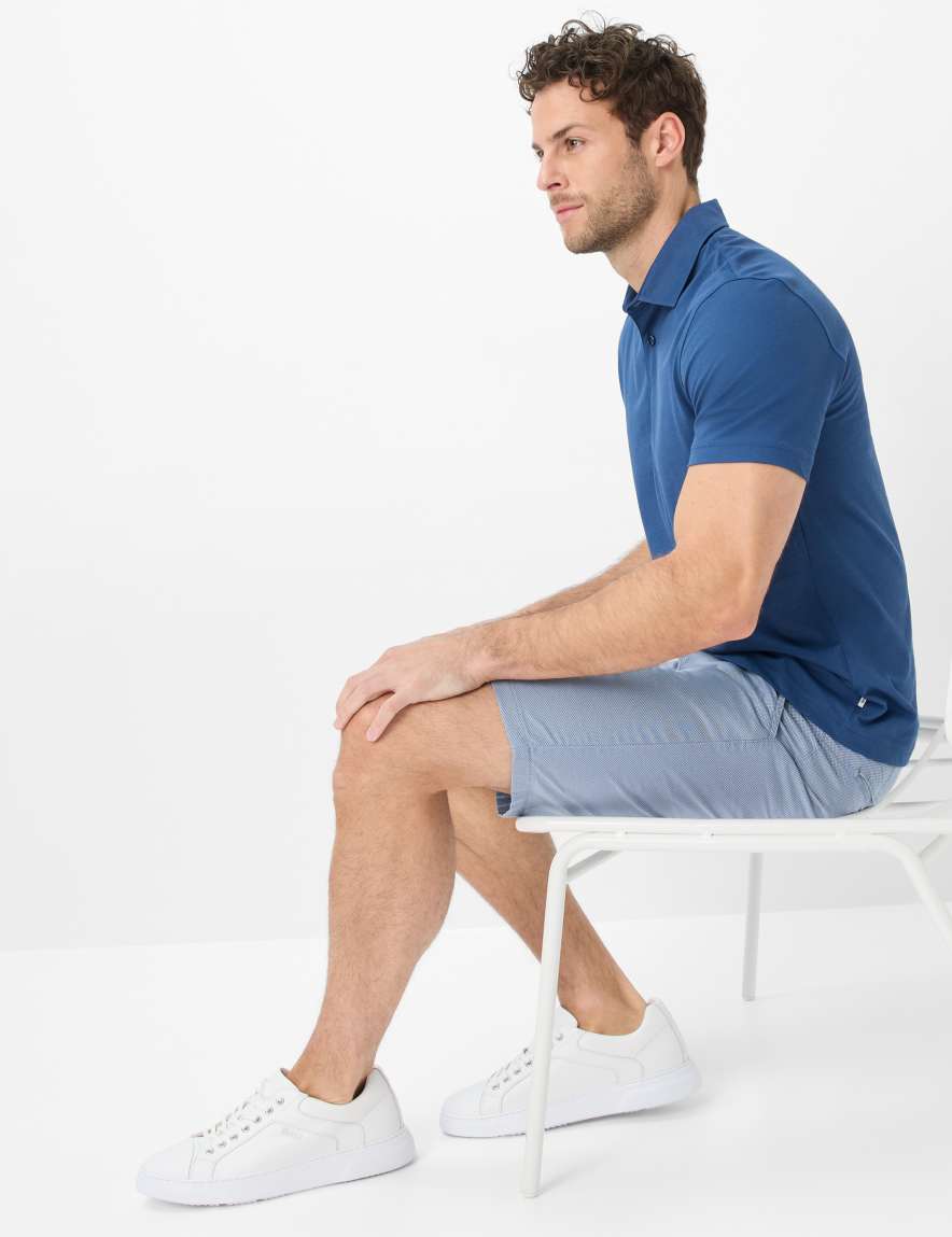 Eurex By Brax Men's Fashion Bermudas | Pants Style BOZEN Blue Regular Fit