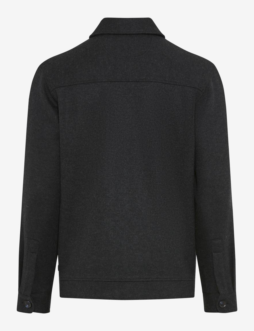 Eurex By Brax Men's Fashion Cardigans | Jackets Style SANTIAGO Dark Gray