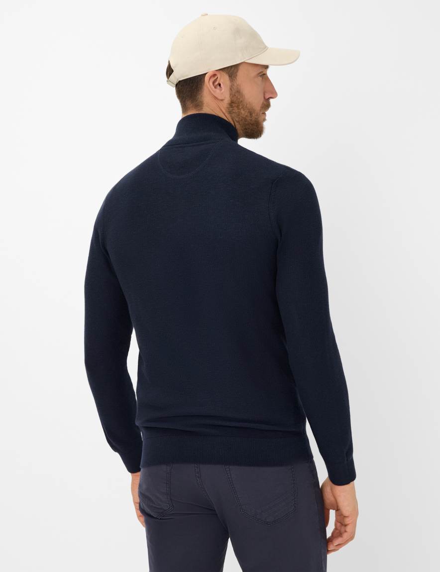 Eurex By Brax Men's Fashion Cardigans Style JAKE Dark Blue