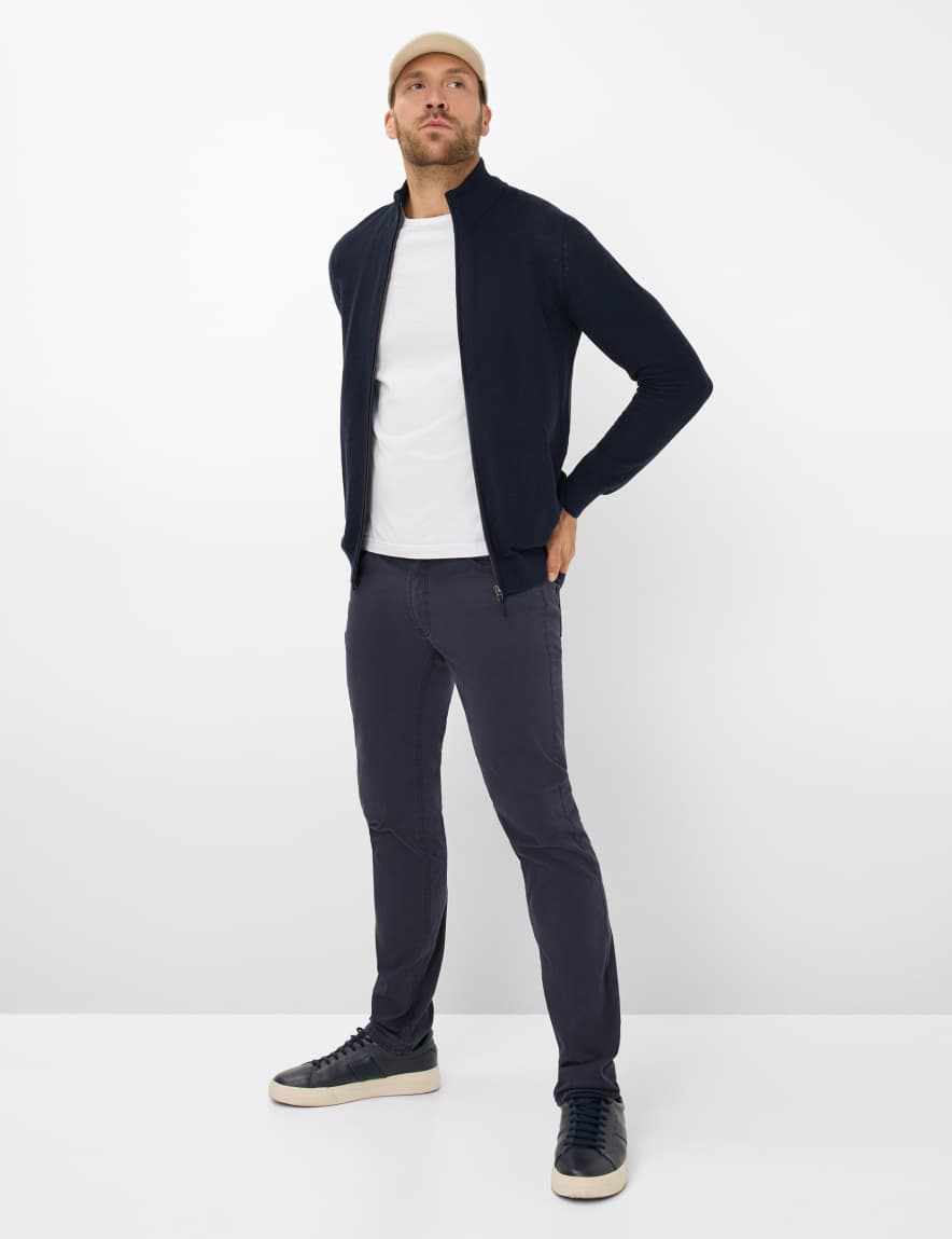 Eurex By Brax Men's Fashion Cardigans Style JAKE Dark Blue