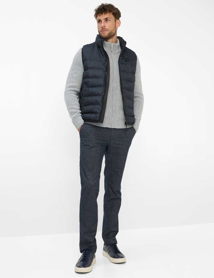 Eurex By Brax Men's Fashion Cardigans Style JAKE Light Gray
