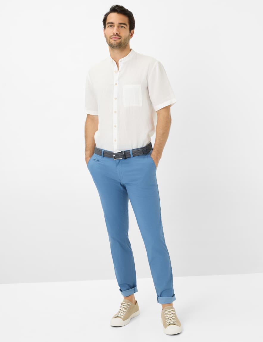 Eurex By Brax Men's Fashion Chinos | Pants Style FABIO Blue Modern Fit