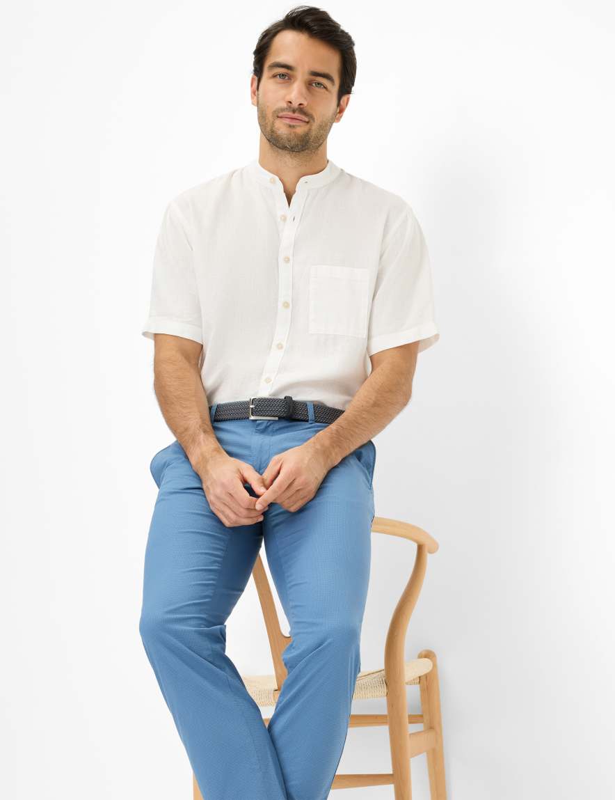 Eurex By Brax Men's Fashion Chinos | Pants Style FABIO Blue Modern Fit