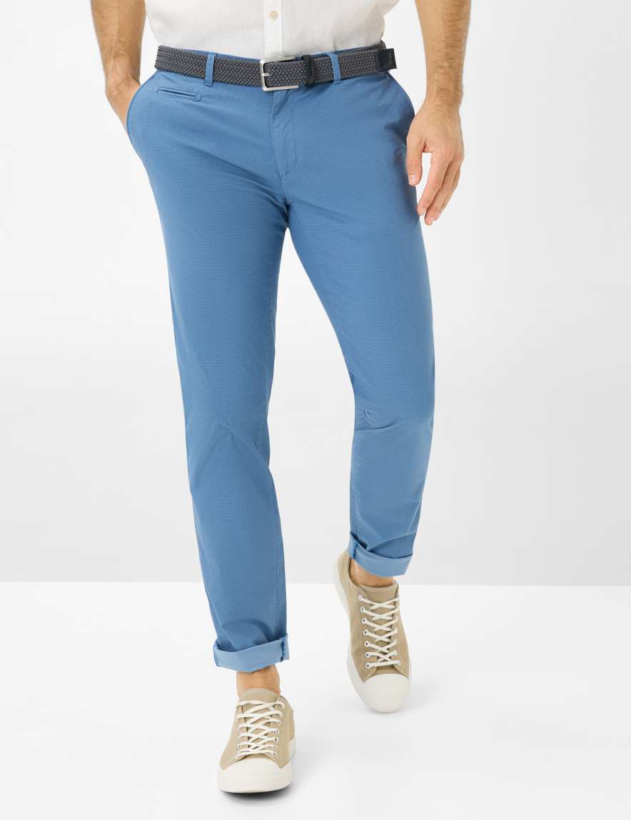 eurex by brax Men's fashion Chinos | Pants Style FABIO Blue Modern Fit