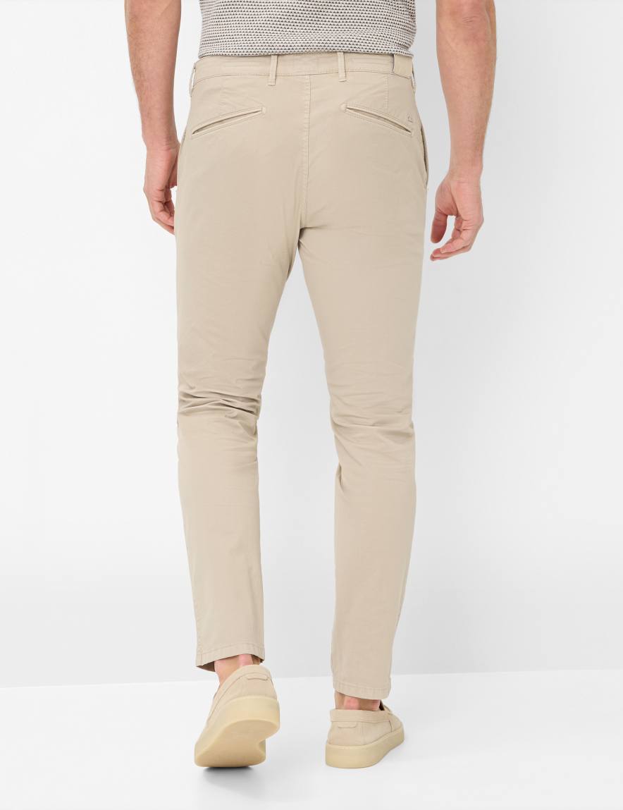 Eurex By Brax Men's Fashion Chinos | Pants Style SILVIO Beige Slim Fit