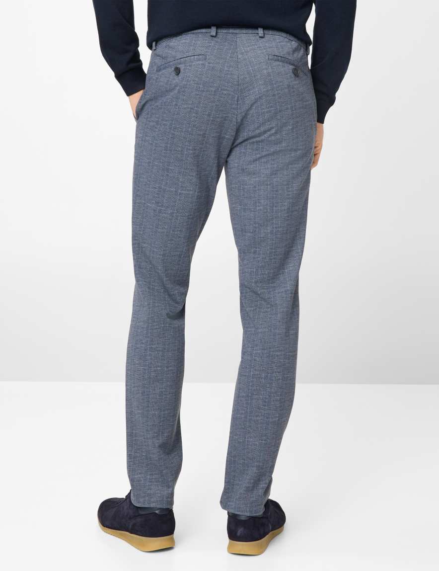 Eurex By Brax Men's Fashion Chinos | Pants Style THILO Blue Regular Fit