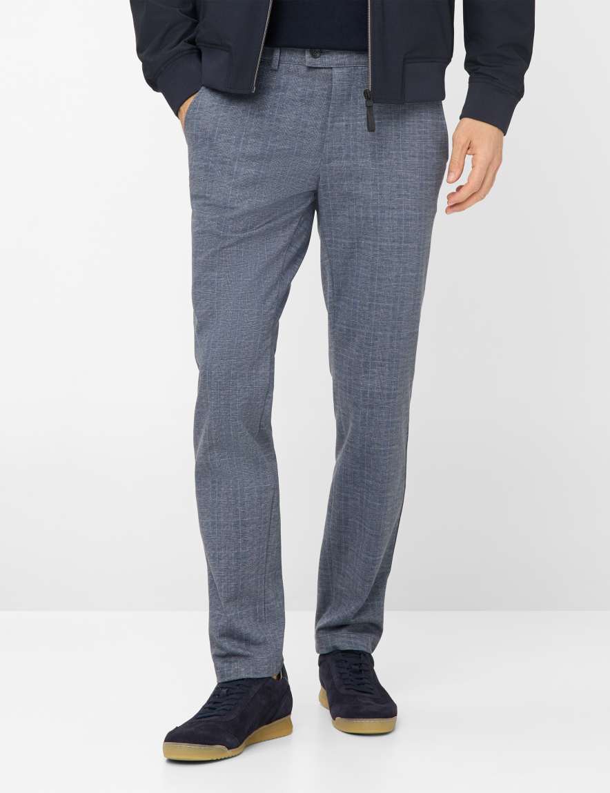 eurex by brax Men's fashion Chinos | Pants Style THILO Blue Regular Fit