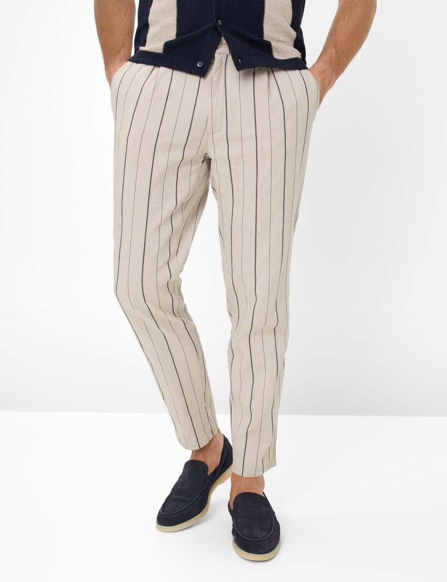 eurex by brax Men's fashion Chinos | Pants Style TINO Beige Relaxed Fit