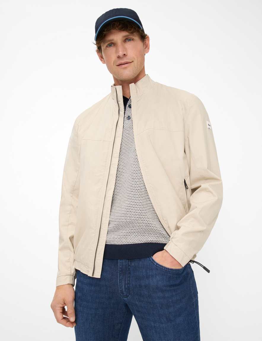eurex by brax Men's fashion Jackets Style CALVIN Beige ➜ - buy at Brax