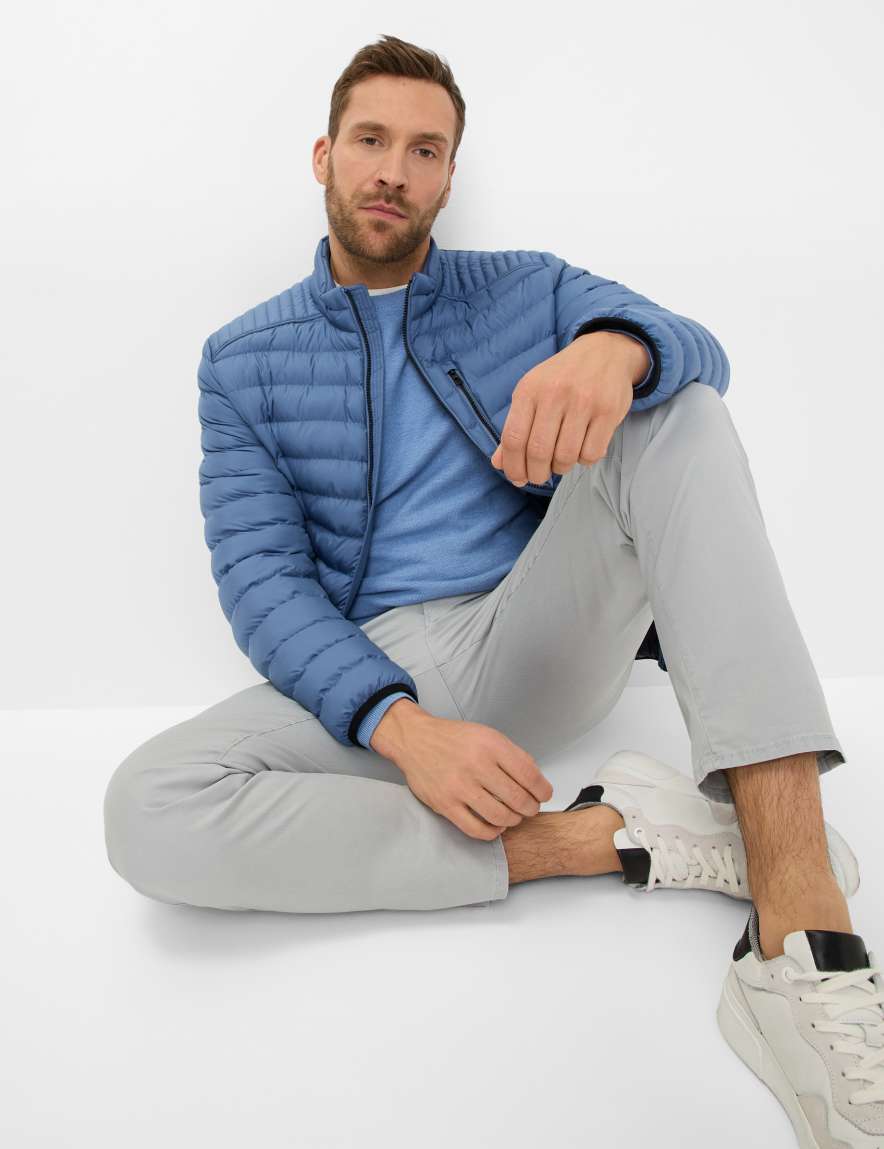 Eurex By Brax Men's Fashion Jackets Style CRAIG Blue ➜ - Buy Now At Brax