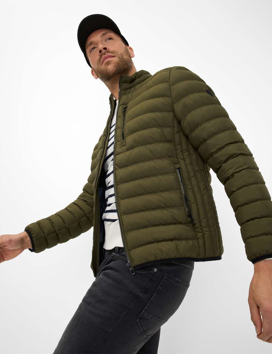Eurex By Brax Men's Fashion Jackets Style CRAIG Green - Olive