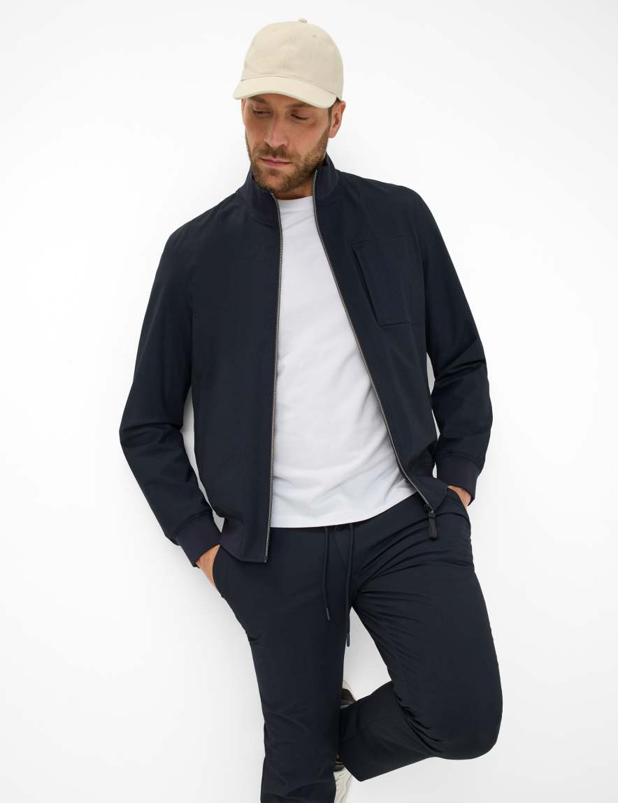 Eurex By Brax Men's Fashion Jackets Style ENZO Dark Blue ➜ - Buy At Brax