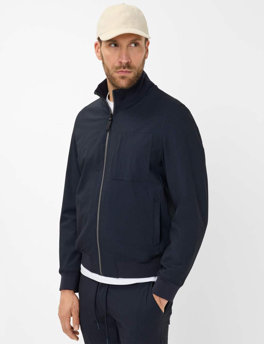 eurex by brax Men's fashion Jackets Style ENZO Dark Blue ➜ - buy at Brax