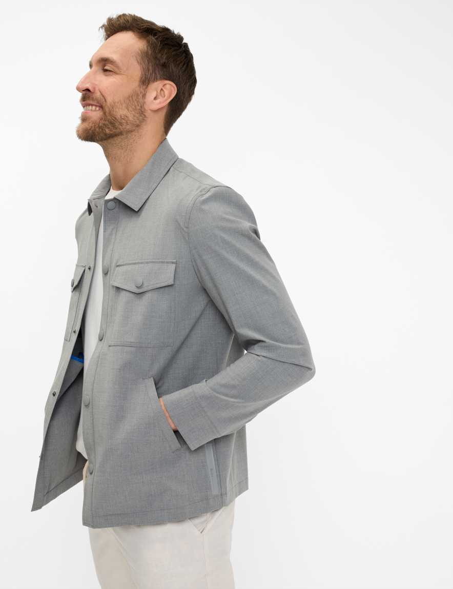 Eurex By Brax Men's Fashion Jackets Style RENZO Medium Gray