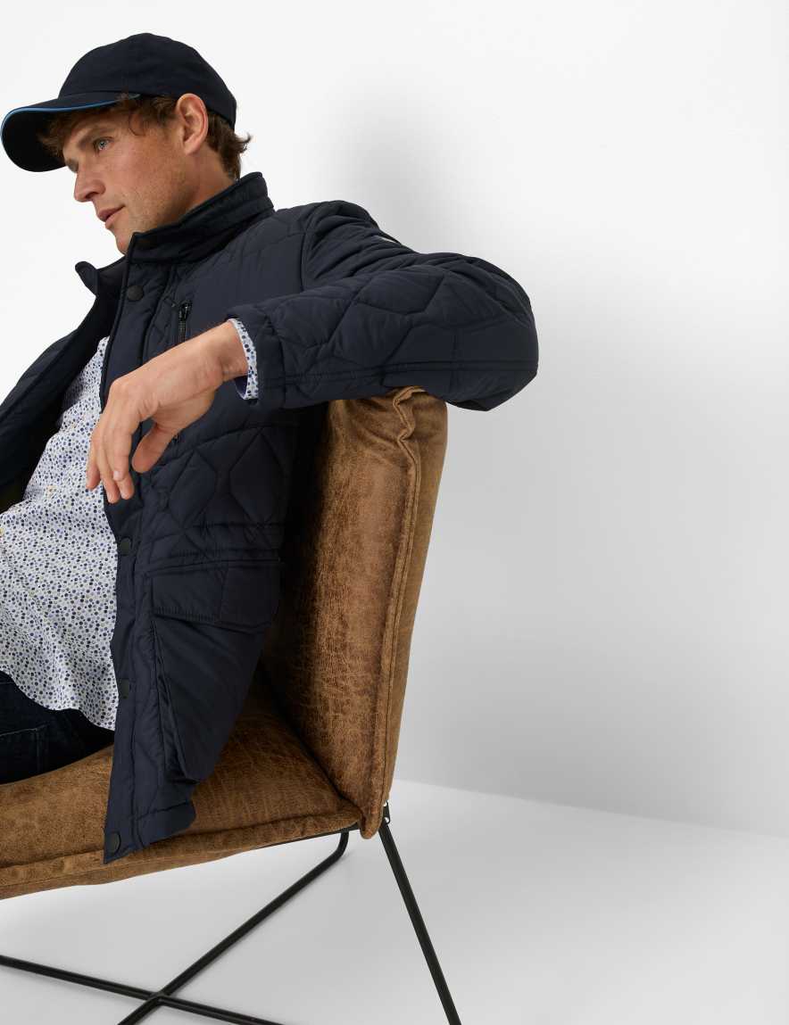 Eurex By Brax Men's Fashion Jackets Style TOKIO Dark Blue ➜ - Buy At Brax