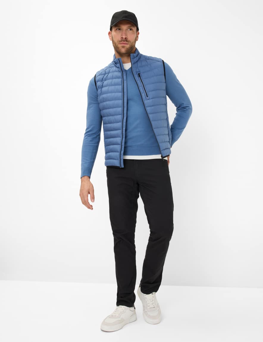 Eurex By Brax Men's Fashion Jackets Style WILLIS Blue ➜ - Buy Now At Brax