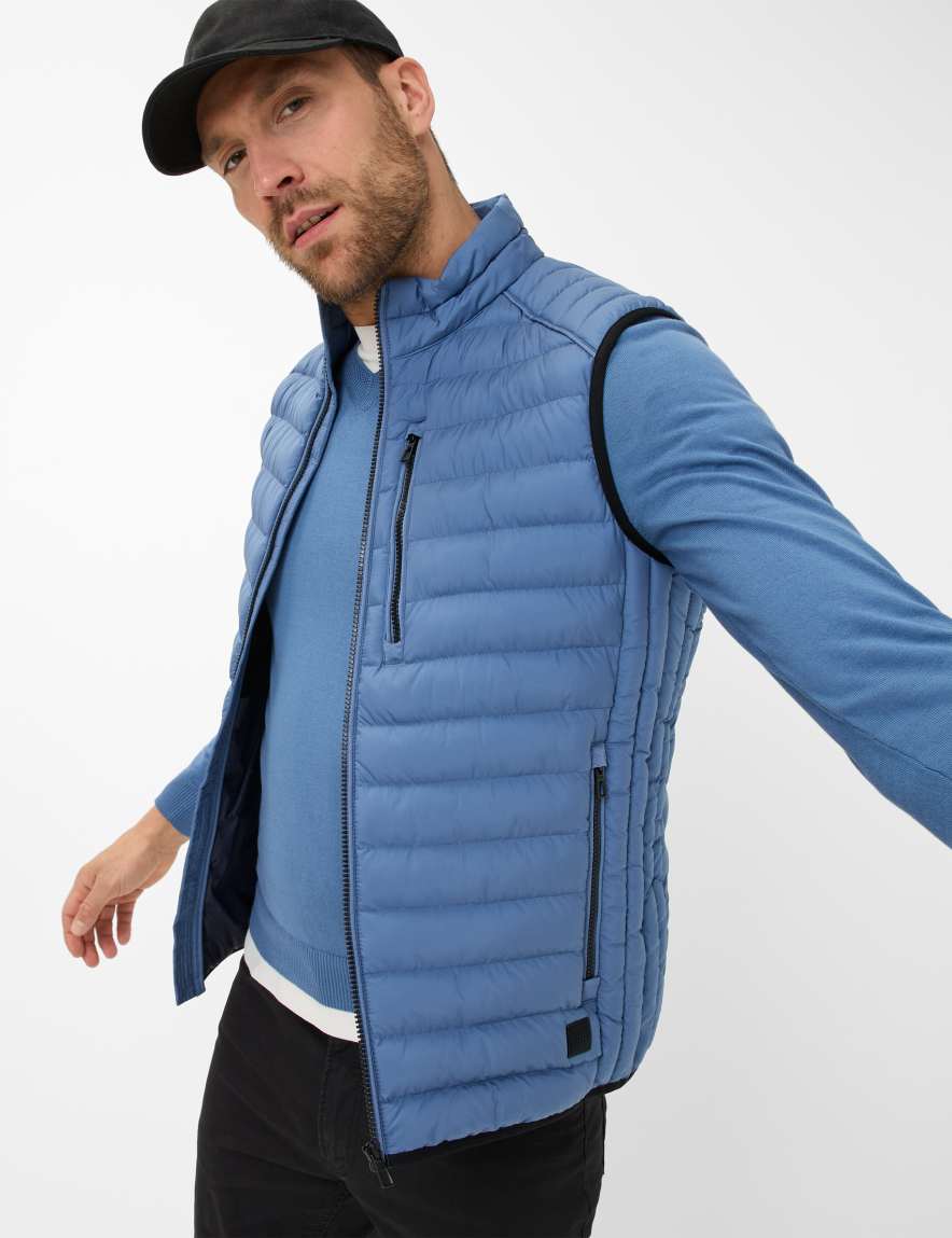 Eurex By Brax Men's Fashion Jackets Style WILLIS Blue ➜ - Buy Now At Brax