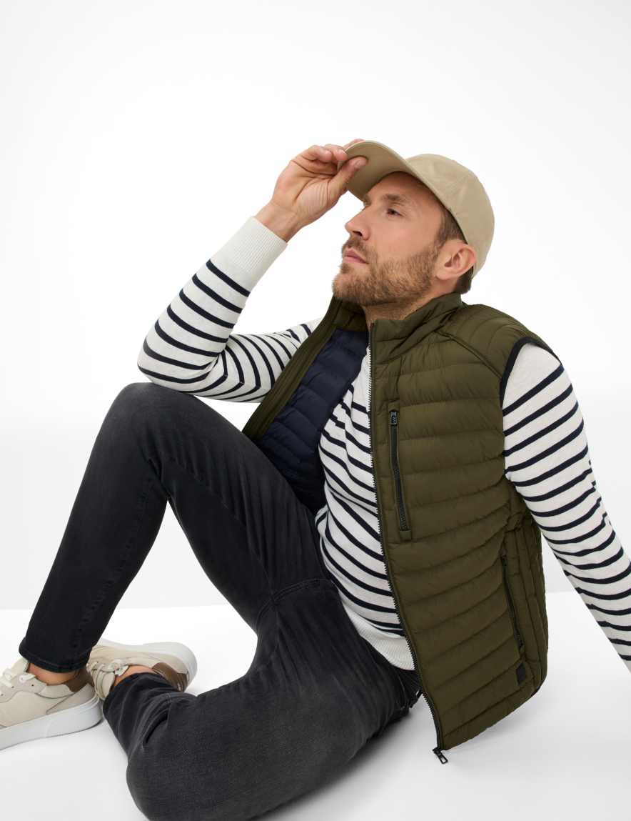 Eurex By Brax Men's Fashion Jackets Style WILLIS Green - Olive