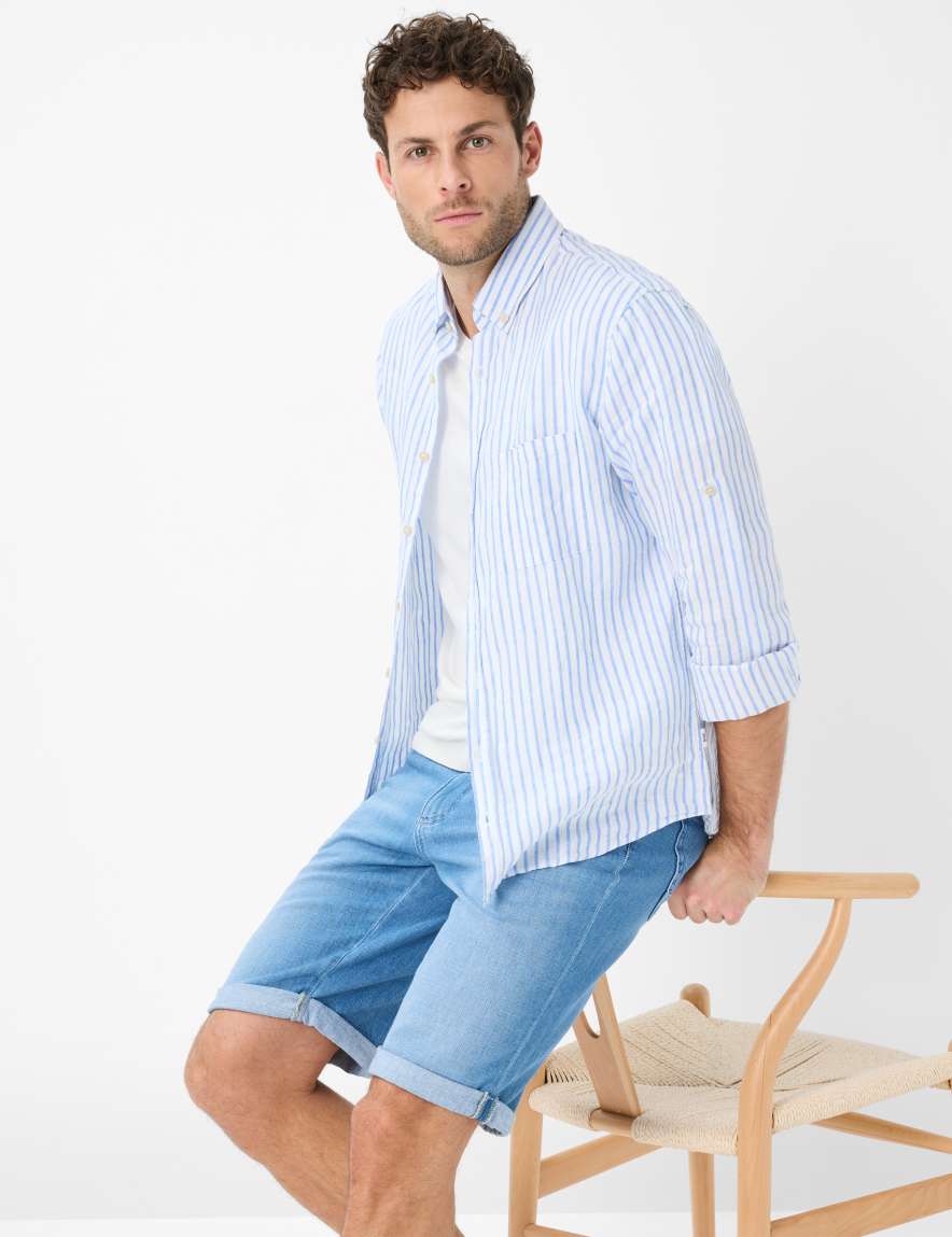 Eurex By Brax Men's Fashion Jeans | Bermudas Style BRAD Regular Fit
