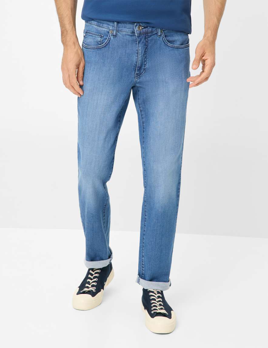 eurex by brax Men's fashion Jeans Style CADIZ Denim Blue Straight Fit