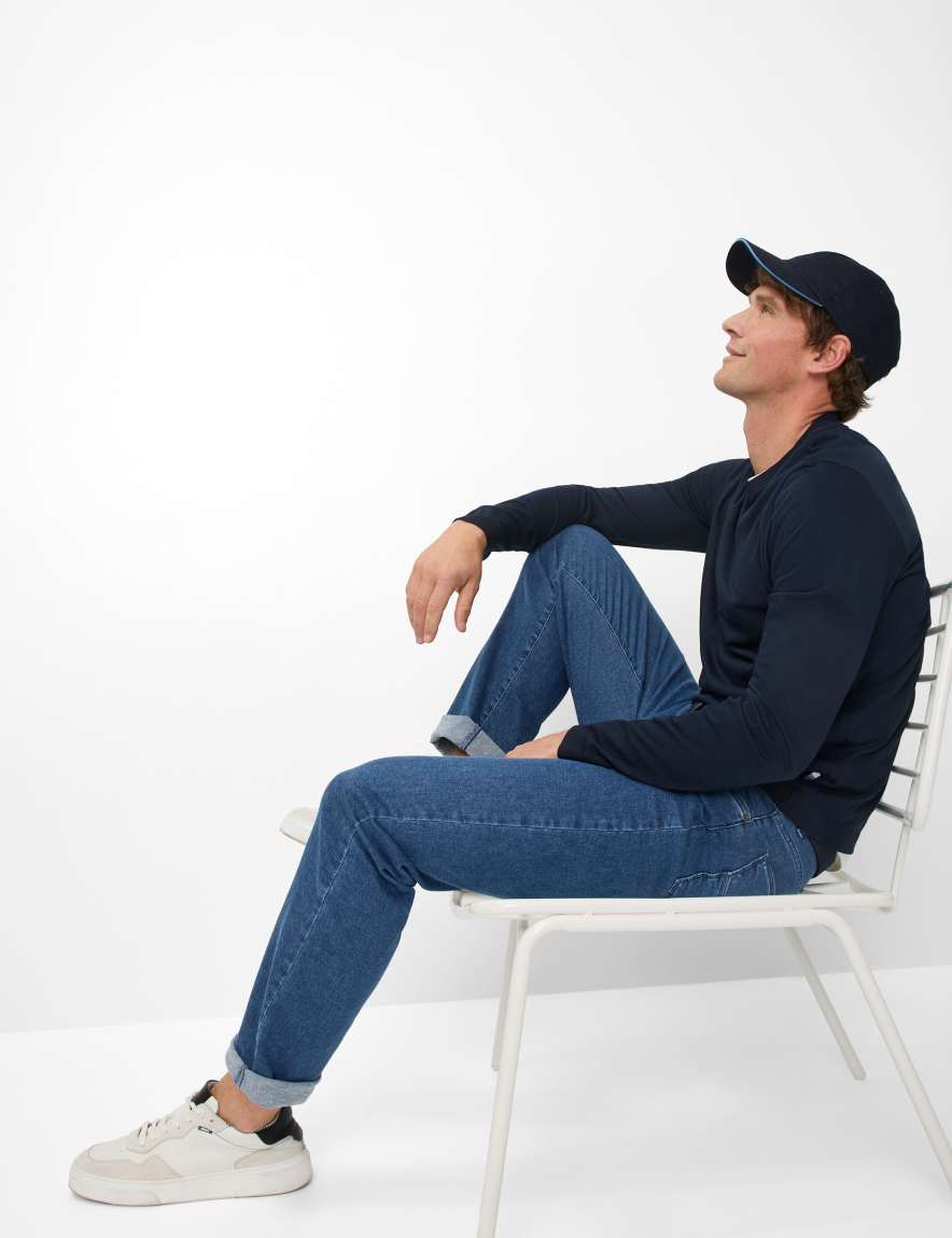 Eurex By Brax Men's Fashion Jeans Style CADIZ Denim Blue Straight Fit