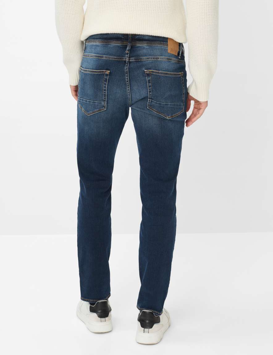 Eurex By Brax Men's Fashion Jeans Style CHRIS Denim Dark Blue Slim Fit