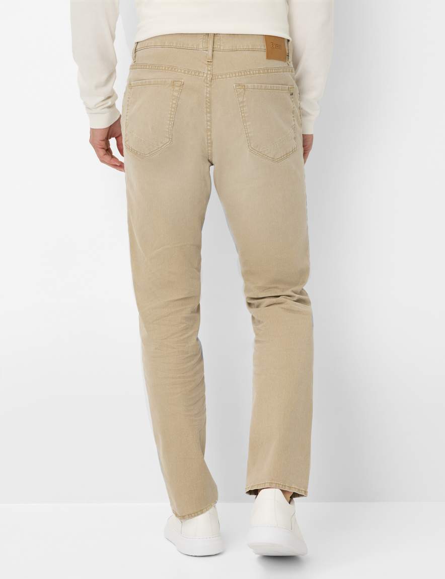 Eurex By Brax Men's Fashion Jeans Style CHUCK Denim Beige Modern Fit