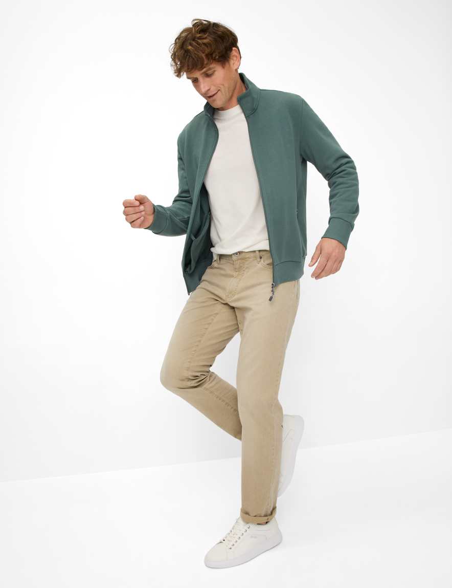 Eurex By Brax Men's Fashion Jeans Style CHUCK Denim Beige Modern Fit